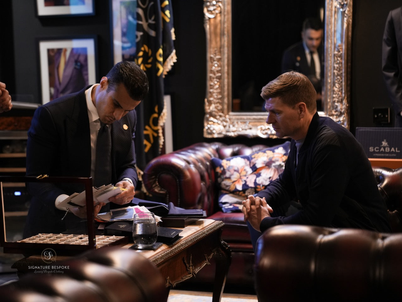 Private bespoke tailoring consultation at Signature Bespoke Liverpool